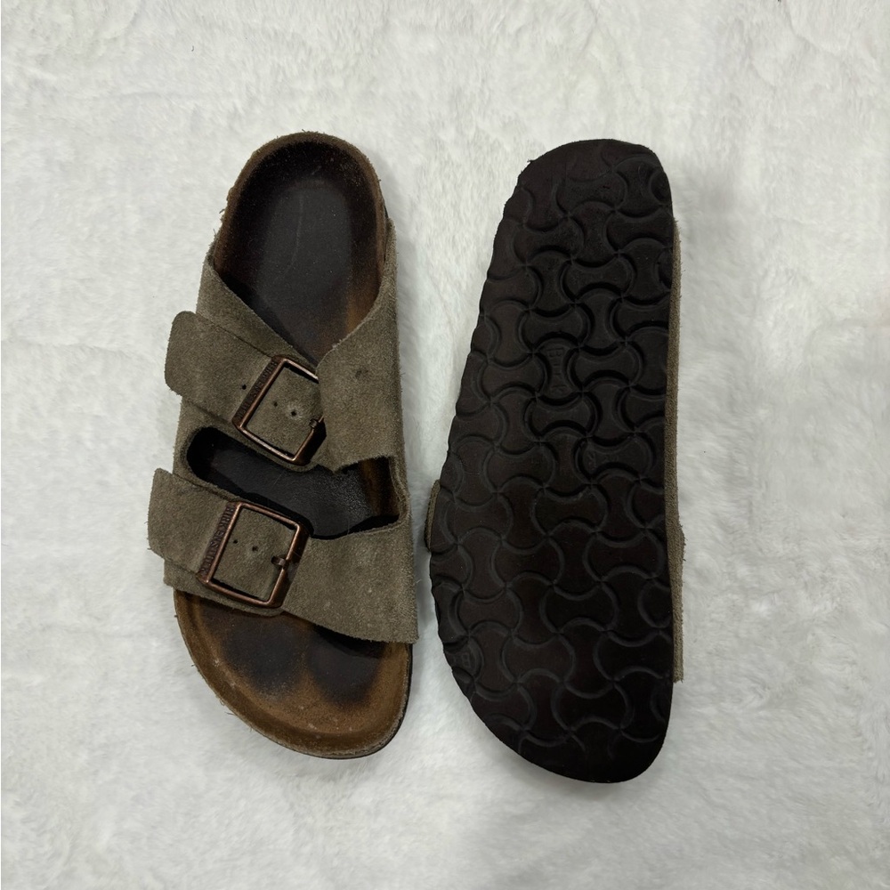 Birkenstock Arizona Suede Double Strap Sandal